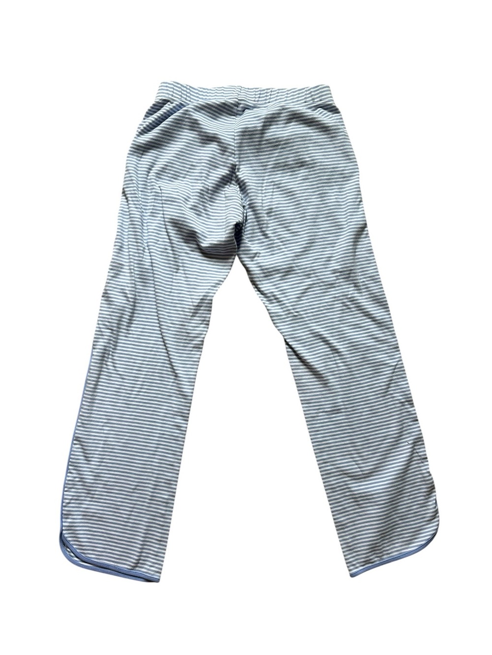Lake Pajamas Pants Striped Blue White Pima Cotton Minimalist Size Extra Small - Picture 2 of 5